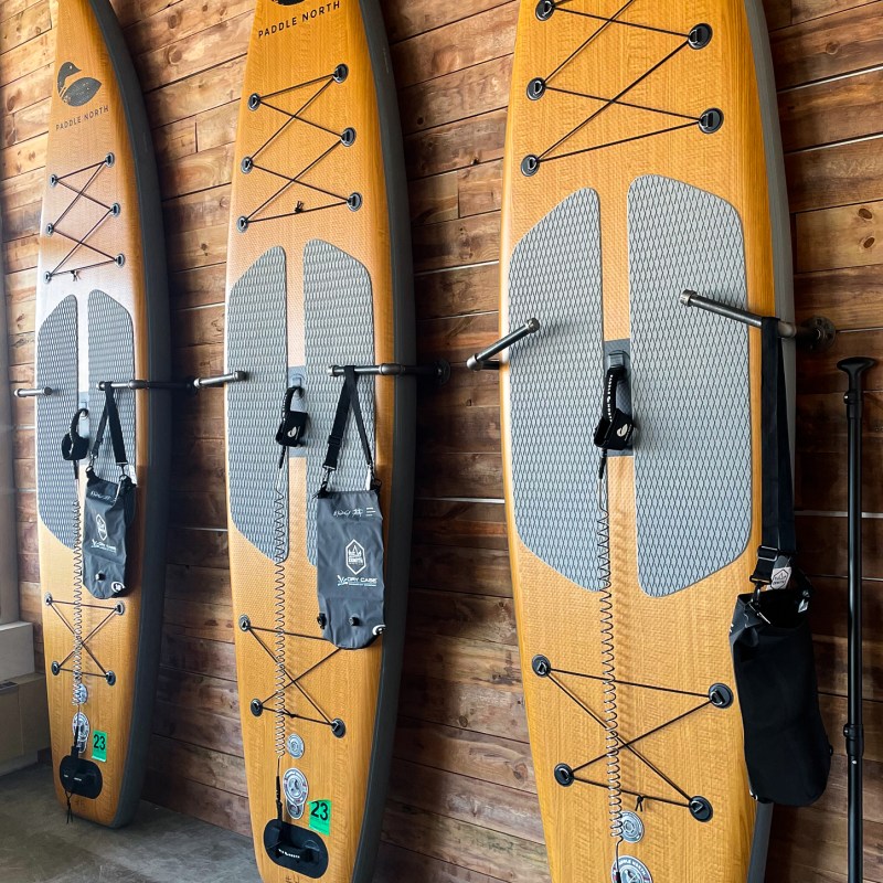 paddle north boards displayed